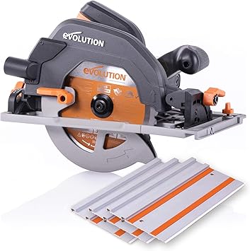 Evolution Power Tools R185ccsx Kit De Scie Circulaire Multi Materiaux Avec Rail De 101 6 Cm Amazon Ca Outils Et Bricolage