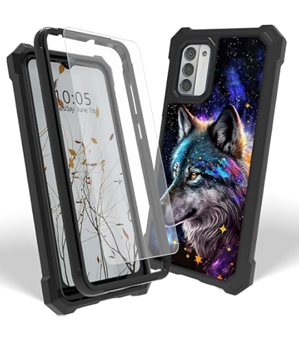 Kukoufey Case For Nokia C20, Phone With Stand Shockproof Case For Nokia C10 TA-1342 / C20 TA-1339 TA-1348 TA-1352 TA-1356 Case Cover Red