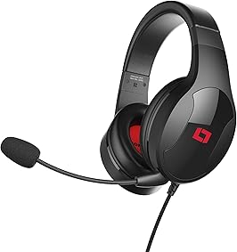 Lioncast LX20 Auriculares con Micrófono (PC/Juegos, Binaural, Diadema, Negro, Rojo, PC, PS4 (Pro), Xbox One (S/X), Alámbrico) 