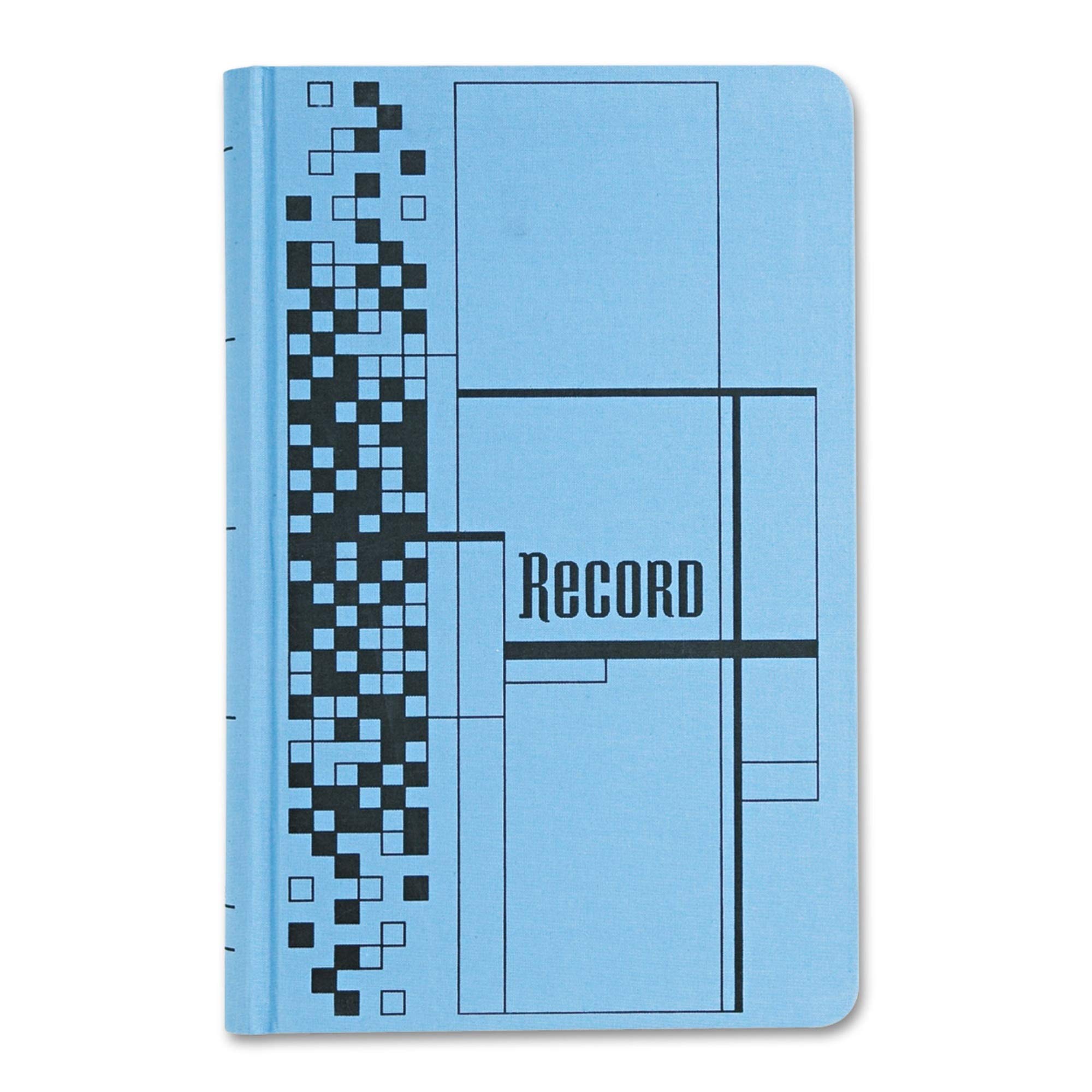 Adams Business Forms ARB712CR5 Record Ledger Book, Blue Cloth Cover, 500 7 1/4 x 11 3/4 Pages