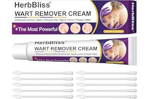 HerbBliss Wart Remover Cream, Wart Removal Cream for Plantar Warts, Common Warts, Flat Wartss (20g)