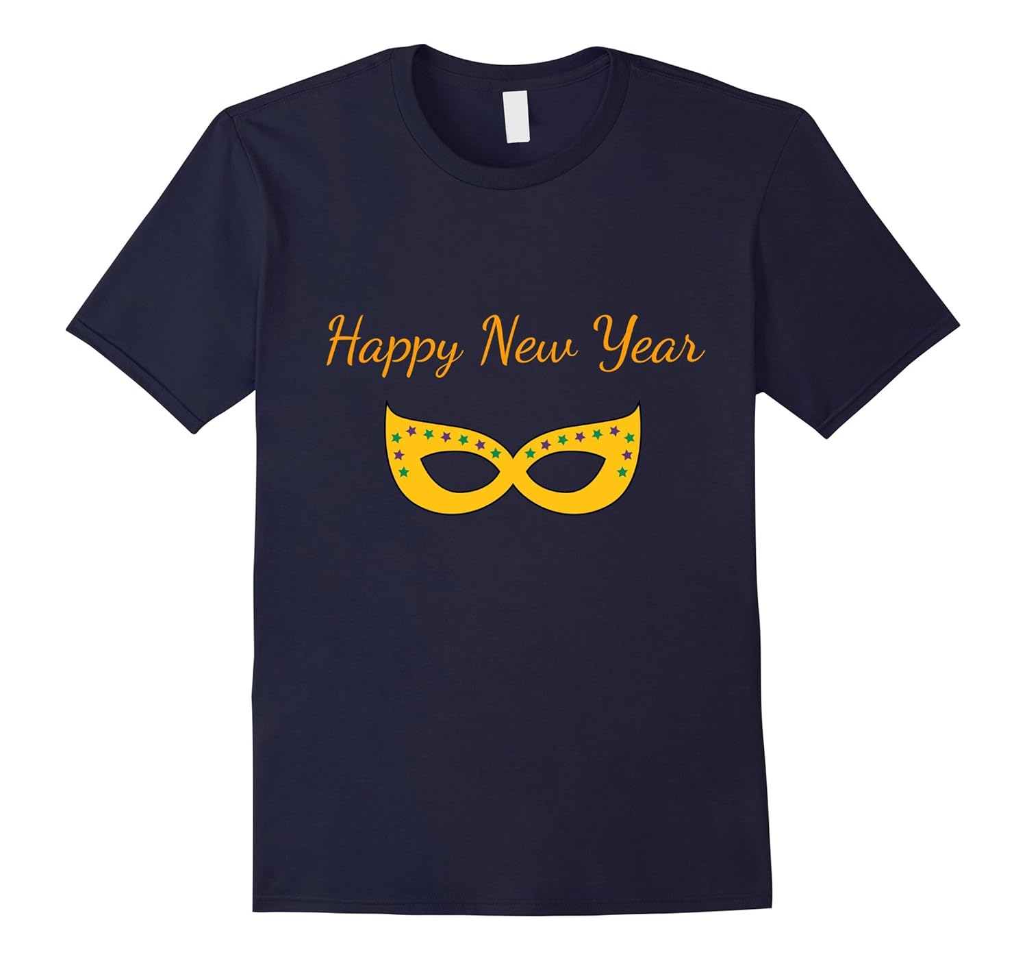 Happy New Year Masquerade Mask Holiday Party Shirt-ANZ