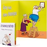 mountova Funny Anniversary Card with Shaking Motion & Humorous Sound, Interactive Anniversary Cards for Him Her Husband Wife Couple, Gift for Wedding Anniversaries, Long-Term Relationships