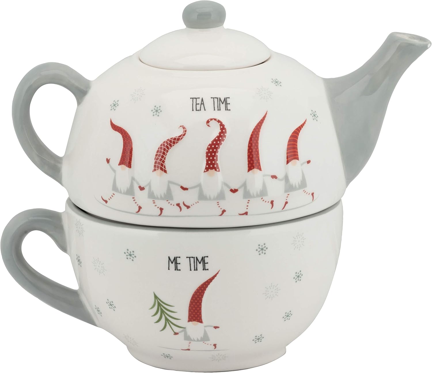 10 Strawberry Street GNOMETEA41 One Nordic Christmas Gnome Tea Pot