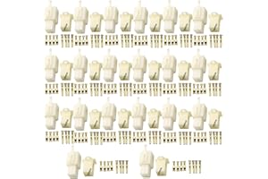 4 Pin Way Sealed Waterproof Electrical Wire Cable Connector Plugs Kit, Male Female Socket Plug, 2.8MM Wire Splice Crimp Terminal Spade Connector Set for Car/Motorcycles/Boat, Pack of 20,Lsgoodcare