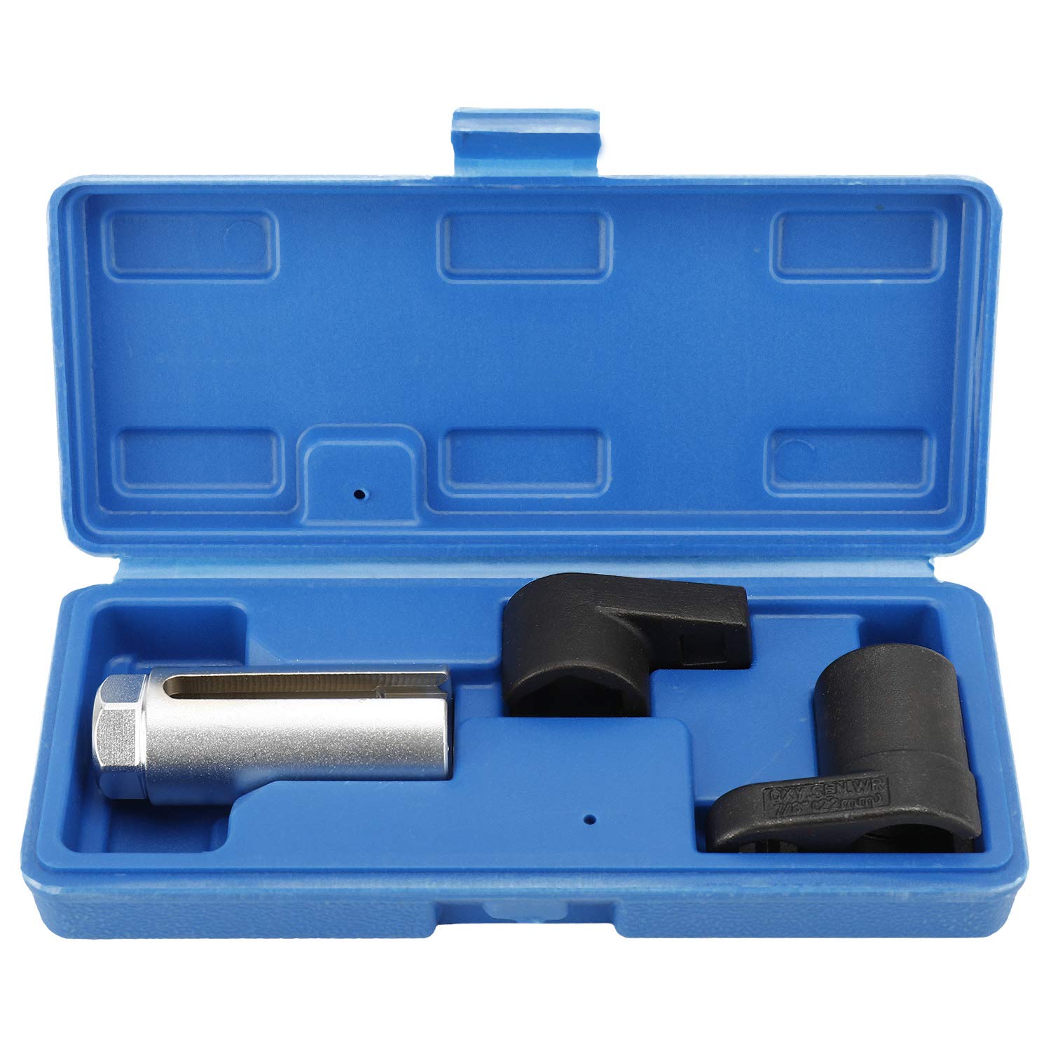 FreeTec 3pcs Oxygen Sensor Socket Set, 7/8 Inch (22mm) O2 Sensor Sockets, Auto Lambda Sensor Socket Wrench Removal Tool, 6 Points โ image 1
