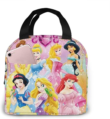 Amazon ディズニー きらきらプリンセス ランチバッグ 弁当袋 ランチ バッグ お弁当 トートバッグ 耐衝撃 保冷 保温 防水 収納 通勤 通校 旅行 子供用 メンズ レディース ランチバッグ ランチ巾着 ランチベルト オンライン通販