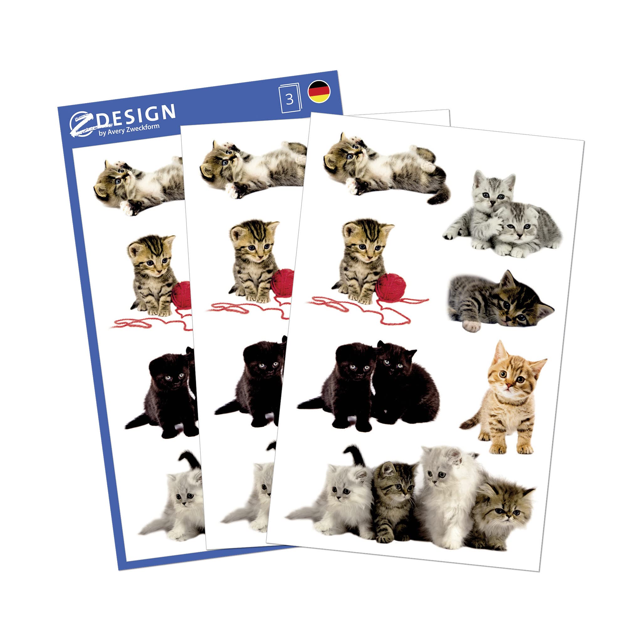 Naklejki papierowe Z Design School Kotki