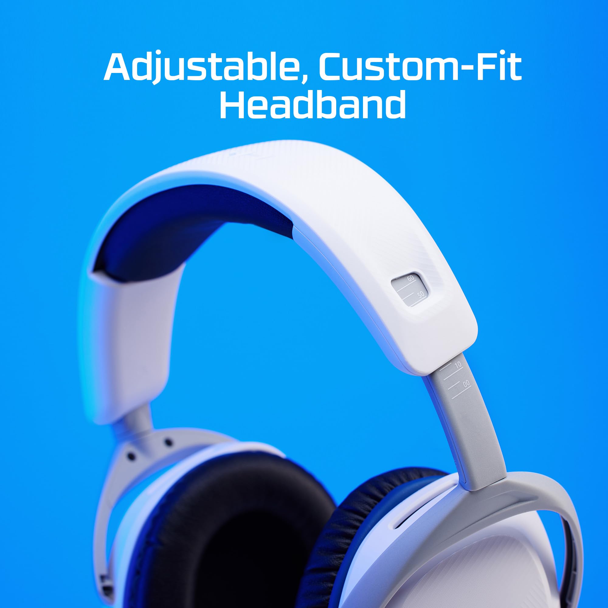 HyperX Cloud Stinger 2 – Gaming Headset for PlayStation, Signature Comfort, Adjustable Headband, Wired, White