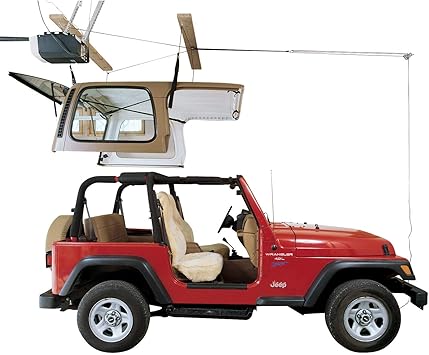 Amazon Com Harken Jeep Hardtop Garage Storage Ceiling Hoist 4