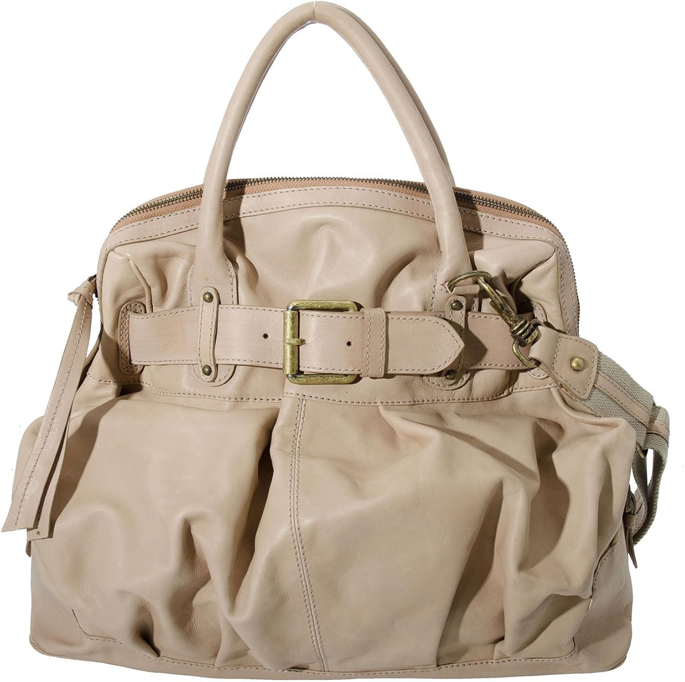 light tan handbag