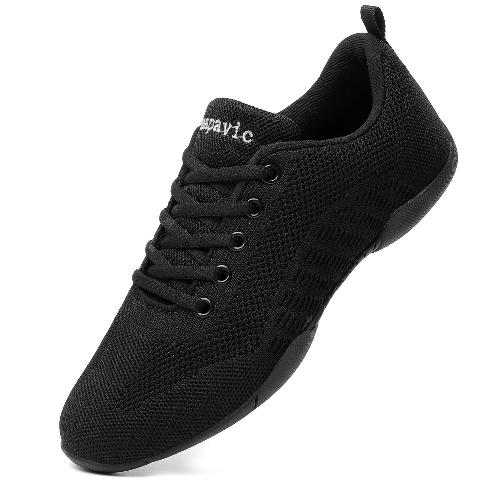 Smapavic Cheer Shoes Girls Breathable Youth Cheerleading Competition Black Sneakers Athletic Training Dance Tennis Walking Shoes Size 2 Little Kid Image Smapavic Cheer Shoes Girls Breathable Youth Cheerleading Competition Black Sneakers Athletic Training Dance Tennis Walking Shoes Size 2 Little Kid Image