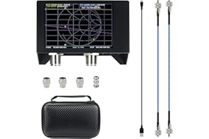 TZT HamGeek 50KHz-3GHz NanoVNA V2.2 4" Vector Network Analyzer HF VHF UHF Antenna Analyzer Measuring S Parameters, Duplexer, Voltage Standing Wave Ratio, Phase, Delay