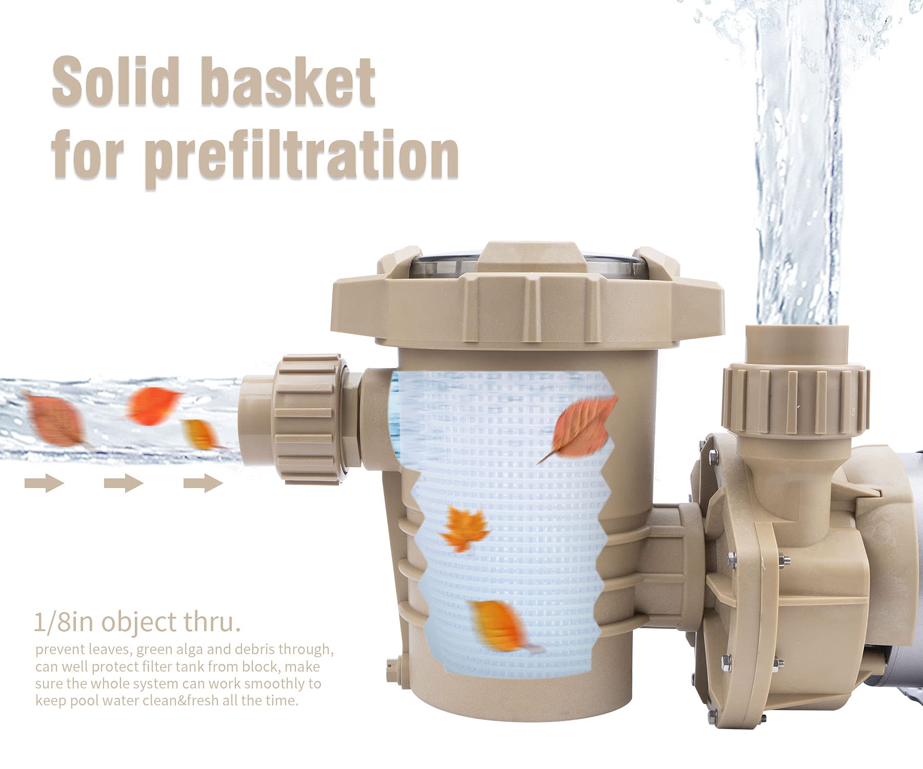 Mua CIPU Above Ground Pool Pump 1.5HP Dual Speed 115V with 3-Prong ...