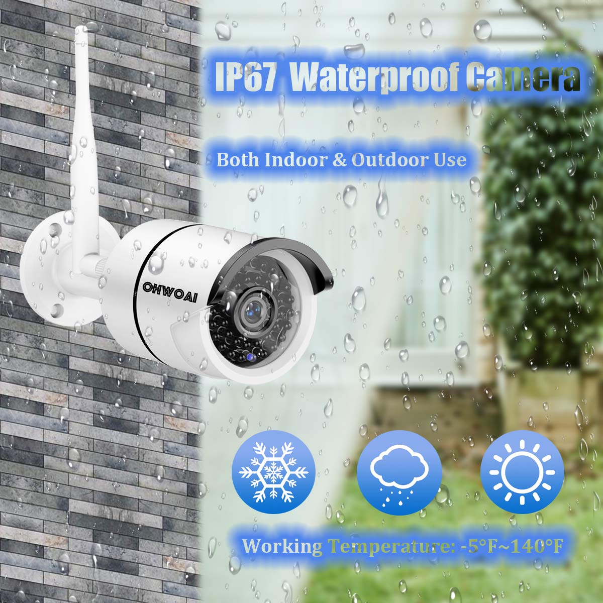 【2020 New】 Security Camera System Wireless, 4TB Hard Drive PreInstall