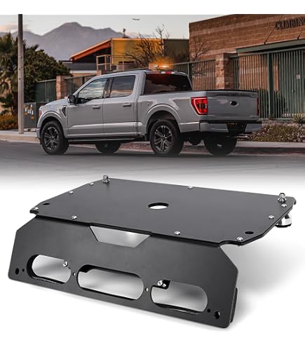 TORQUE Drill-Free Light Bar Mount For Ford F-150 & F-250-F-550 (2015-2025) - Metal, Magnetic & Bolt-On, Black