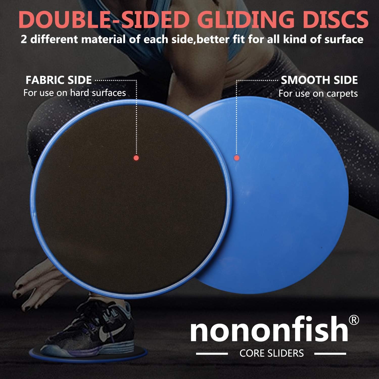 nononfish Resistance Bands Set Gym Equipment for Home Including Workout Bands with Handles, Pilates Ball 9 inch, Core Sliders for Ab Workots and Workout Guides Increase Hip & Strength Training : Sports & Outdoors