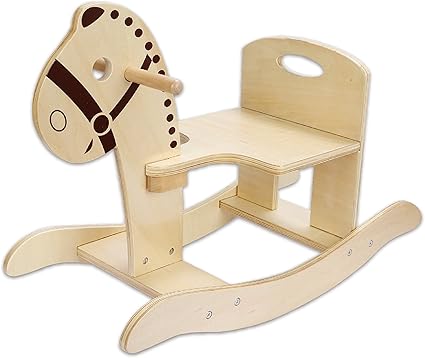 caballo balancin madera