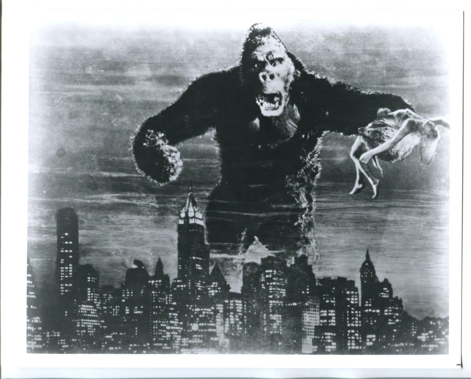 MOVIE PHOTO King Kong 8"x10" Black and White Promo Still Reproduction