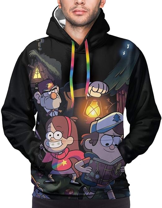 Amazon.com: HJFRDVBNT Gravity Falls Man Men&rsquo;s Hoodie Cartoon Long