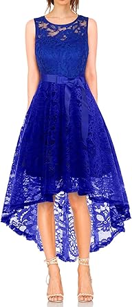 abito da sera corto davanti lungo dietro