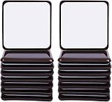 Ezprotekt 2.5 inch Furniture Sliders for Carpet 16 pcs Brown Self-Adhesive
