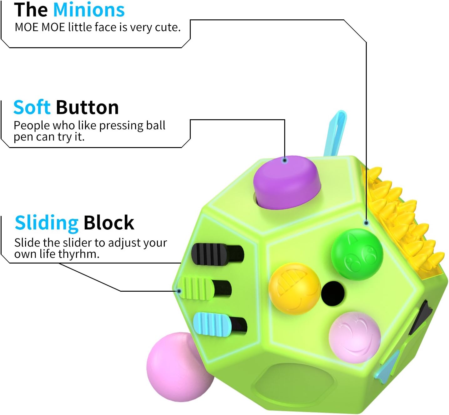 12 sided fidget cube amazon