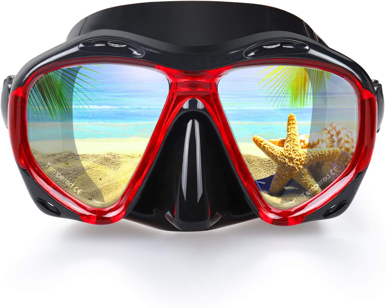 Dive Mask Lunette Piscine Adulte Snorkel Diving Mask, Ultimate Pano 3 HD Snorkeling Snorkel Mask Kids Snorkeling Gear For Adults