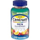Centrum MultiGummies for Men, Assorted Fruit Flavors, 170 Count | Contains Vitamin D3, B Vitamins and Antioxidants, Gluten Free, Non-GMO Ingredients, GLP-1 Support