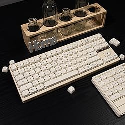 MOA Profile Cute Dog Keycaps, 124 Keys PBT Keycaps