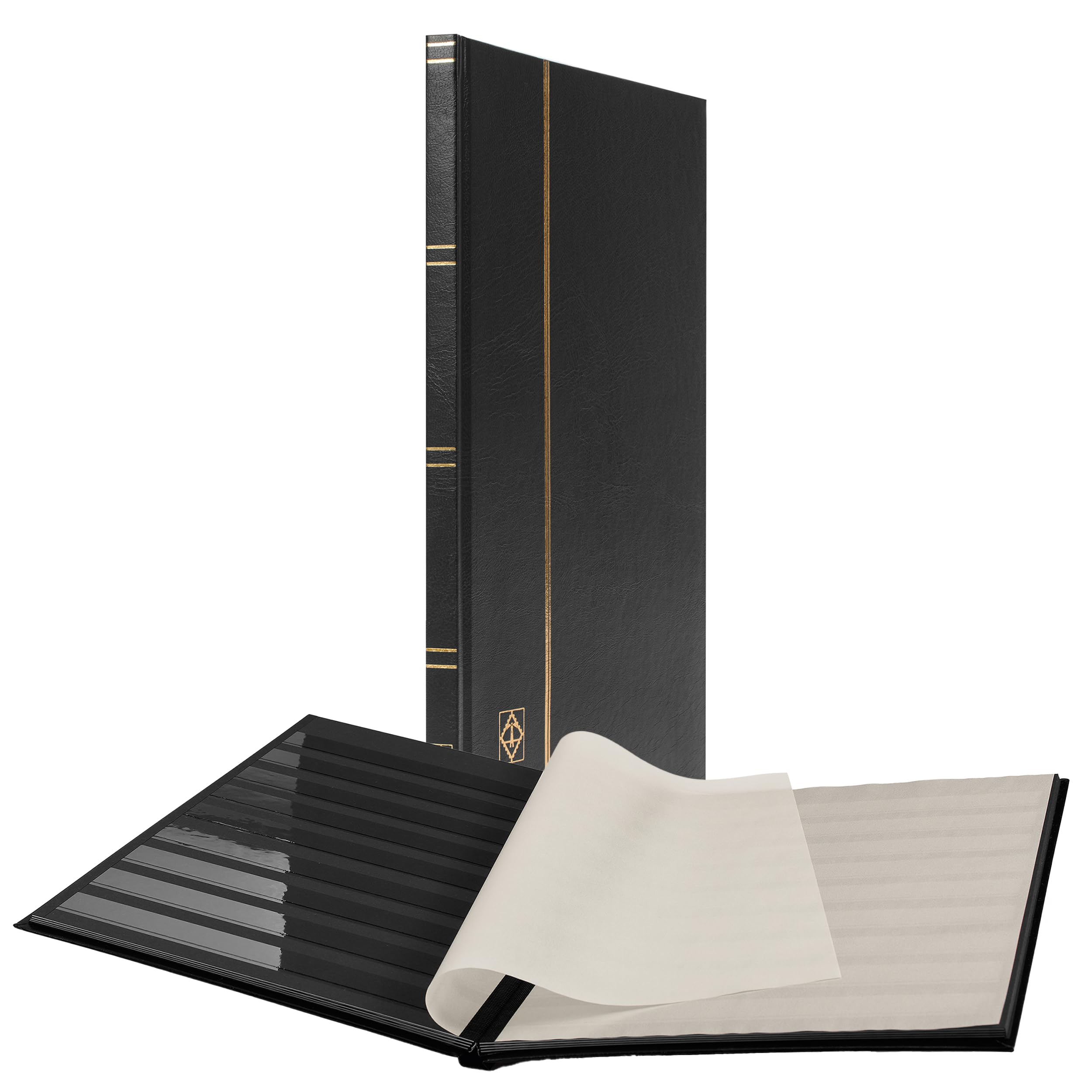 Leuchtturm 315975 Folder DIN A4, 16 Black Pages, Unpadded Cover, Black