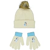 Bluey Boys Big Kids Knit Hat and Gloves Set - Kids Hat Glove Set