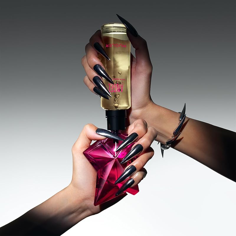 Angel Nova Eau de Parfum, Perfume para Mulheres, Aroma Floral com Nuances Amadeiradas e Frutadas, Fragrância Cativante, Reutilizável, 100 ml