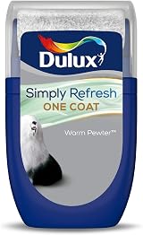 Dulux Simply Refresh Tester Paint Warm Pewter 30ML One Coat Matt Water Based view 3