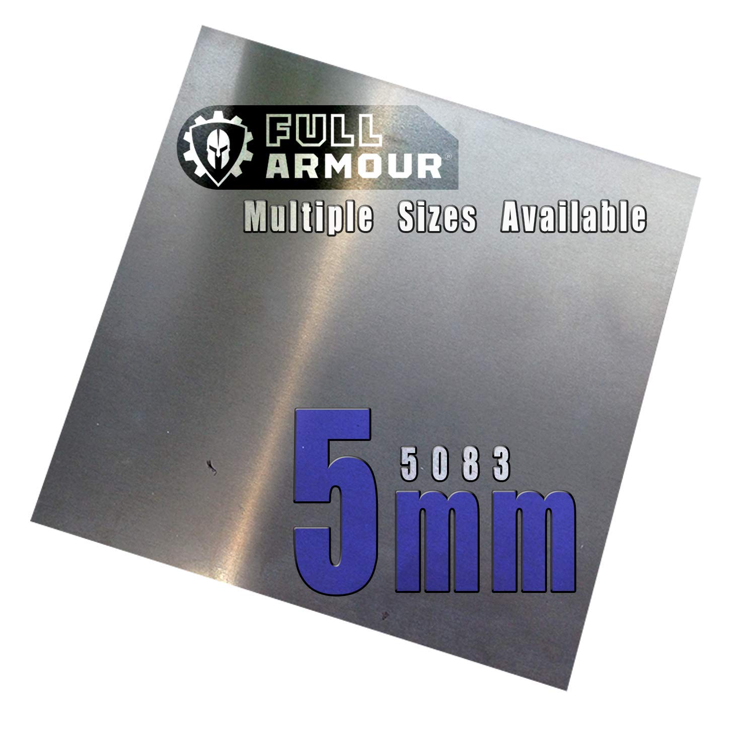 5mm Aluminium plate sheet - Grade 5083 (150mm x 150mm)
