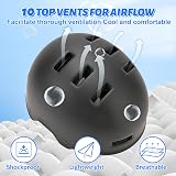 LOKJIJI Kids Bike Helmet Adjustable Youth Adult Multi-Sport Cycling Skating view 5