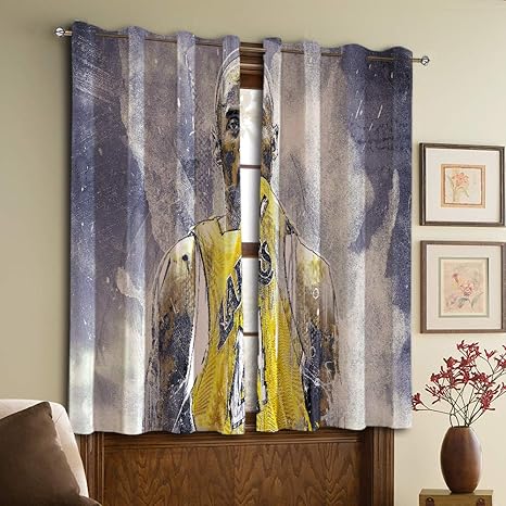 Cortina impermeable para ventana de baloncesto, Kobe Bean Bryant