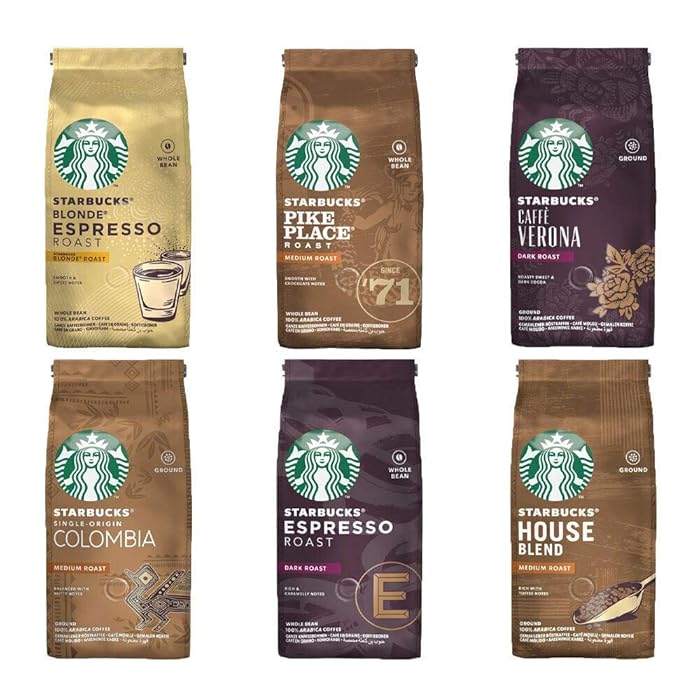 Buy Starbucks Coffee Beans/Ground Filter Coffee 200g Multi Pack