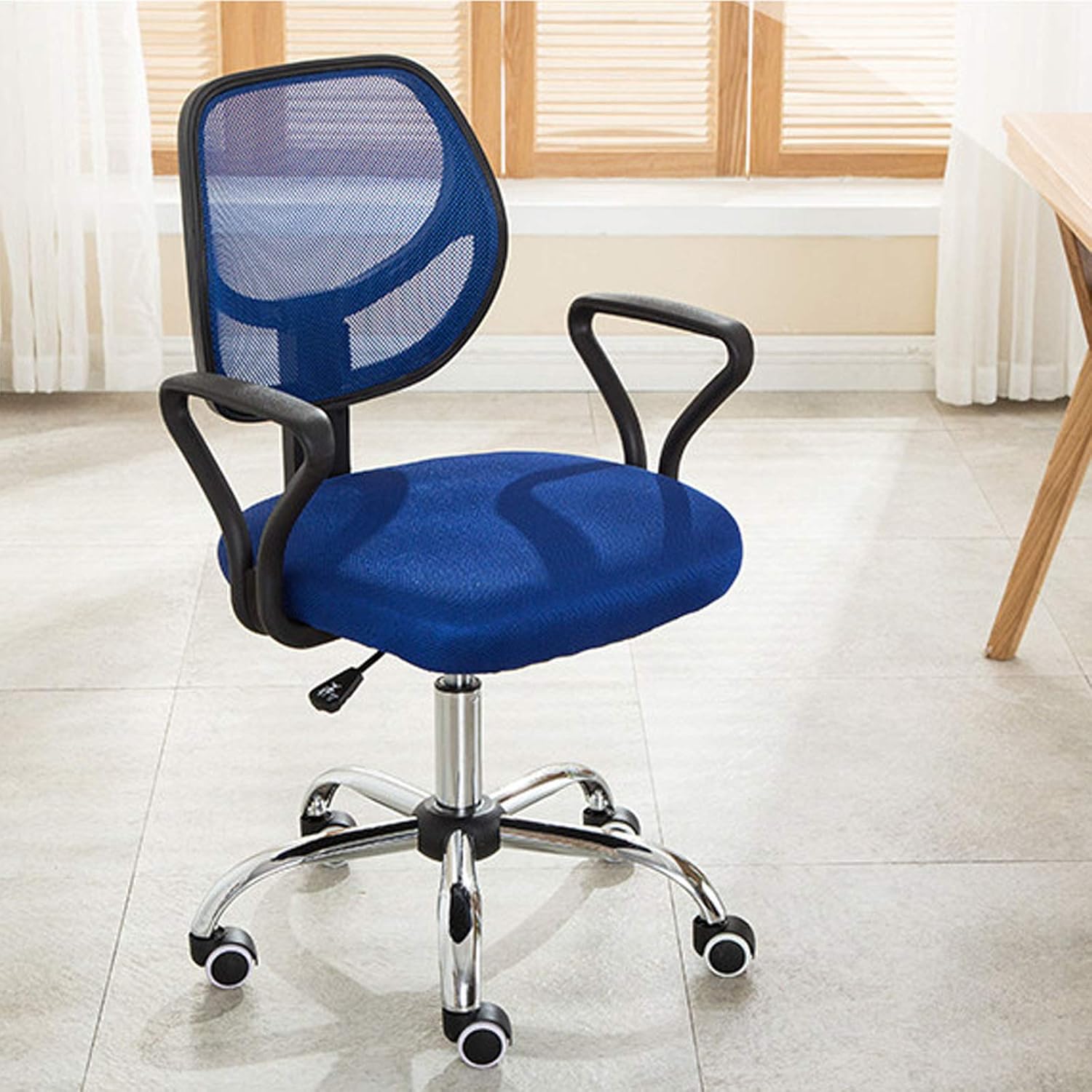 Swivel Chair Rotatable Computer Mesh Chair Ergonomic Low