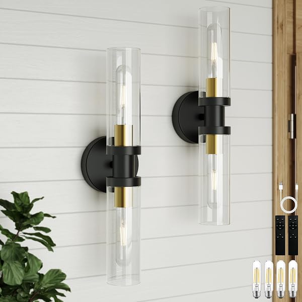 RAYOGALE RECHARGEABLE BATTERY WALL SCONCE 2 – WIRELESS,...