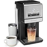 Cuisinart Coffee Maker, Grind and Brew Single Serve Coffee Maker, 6 Cup Sizes, Built-in Stainless Steel Burr Mill, Adjustable Strength, Grind Control and Over Ice Feature, Easy Cleaning, DGB-30