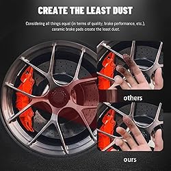 SIPAUTEC-8pcs Ceramic Brake Pads Replacement For