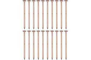 65Mm/75mm Copper Nails For Tree Stump Removal, Root Killer Spikes Compatible With Drilling Tools, 20-50 Pcs Pack Of Solid Cop