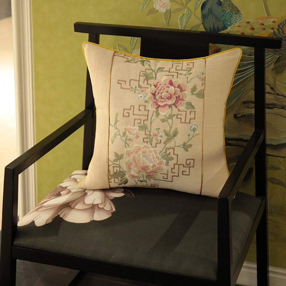 Pillow covers/embroidered flower cushion-A 50x50cm(20x20inch)