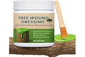 Tree Wound Sealer for Pruning Cuts, Organic Grafting Paste & Wound Dressing for Bonsai, Fruit Trees & Roses, Waterproof Prote