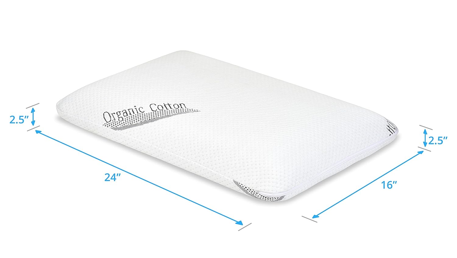 Buy Super Thin Memory Foam Pillow For Stomach Back Sleeping 2 5