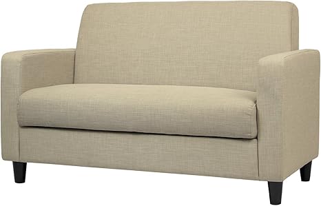 Amazon Tegopo ソファ 2人掛け 収納付き ソファー 収納ボックス サンド ベージュ 幅119cm 奥69cm 高75cm ソファ カウチ オンライン通販