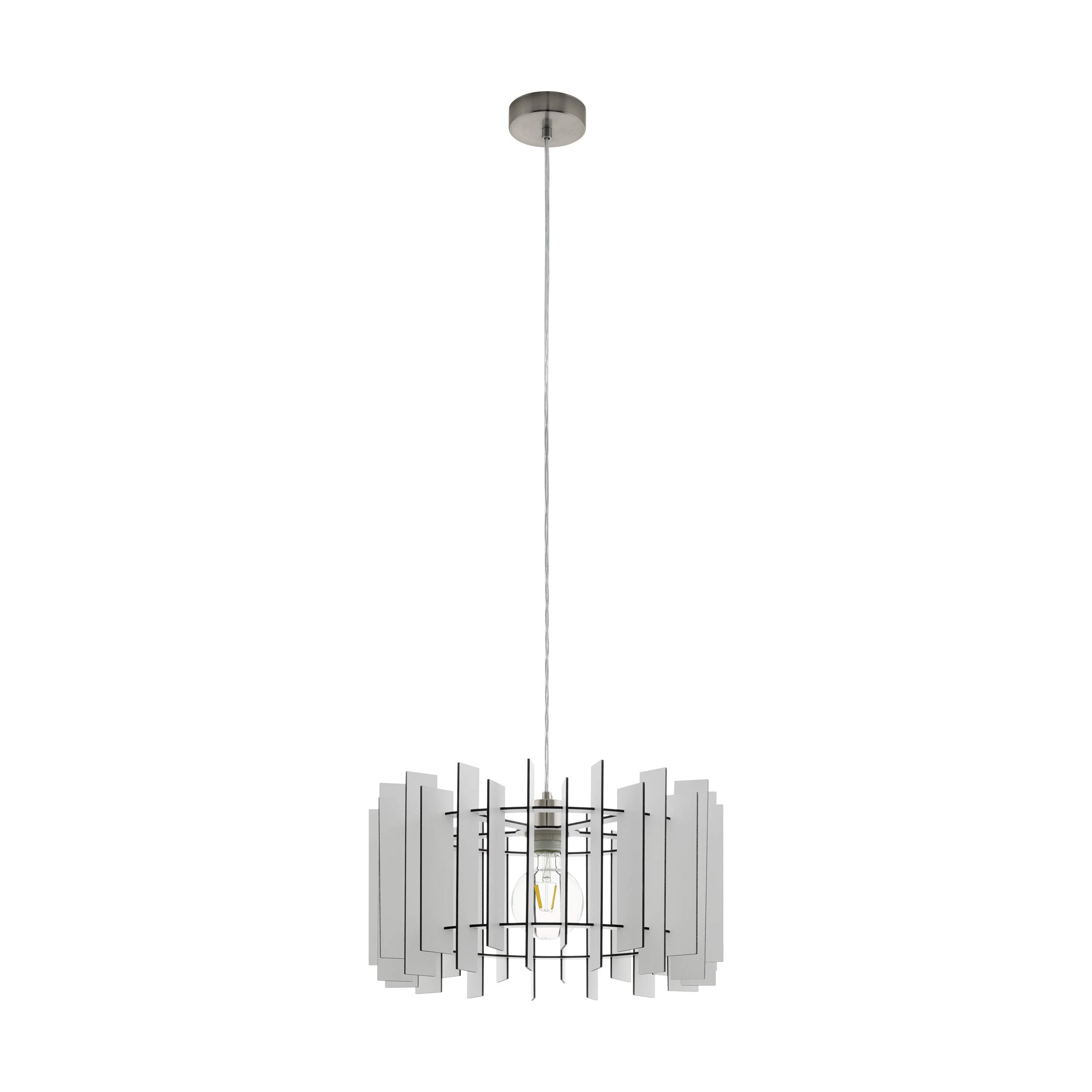 Eglo TREGLIO Pendant Light Steel 60 W Matt Nickel