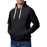Dokotoo Men Mens Hoodies Pullover Casaul Long Sleeve Drawstring Hooded Sweatshirt Fashion Hoodies Shirt with Kanga Pocket