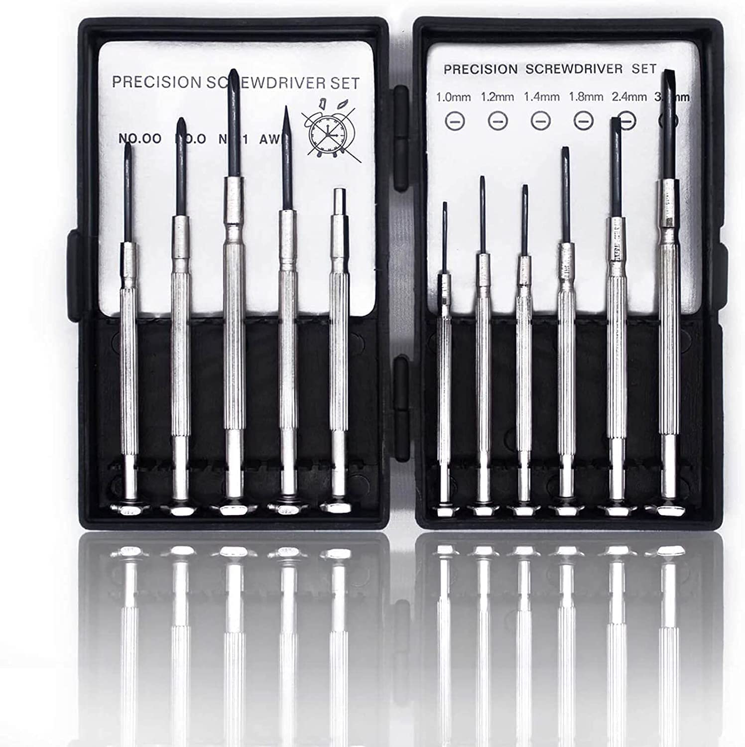 11 Pcs Mini Screwdriver Set, Eyeglass Repair Precision Screwdriver for Laptop, Switch, PS4, Xbox, MacBook, iPhone, Ring Doorbell, Watch, Glasses, etc